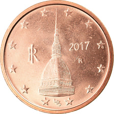 Italy, 2 Euro Cent, 2017, MS(63), Copper Plated Steel, KM:New