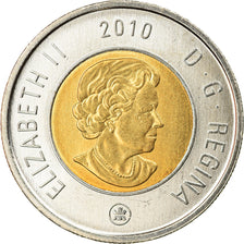 Coin, Canada, Elizabeth II, 2 Dollars, 2010, Royal Canadian Mint, Winnipeg