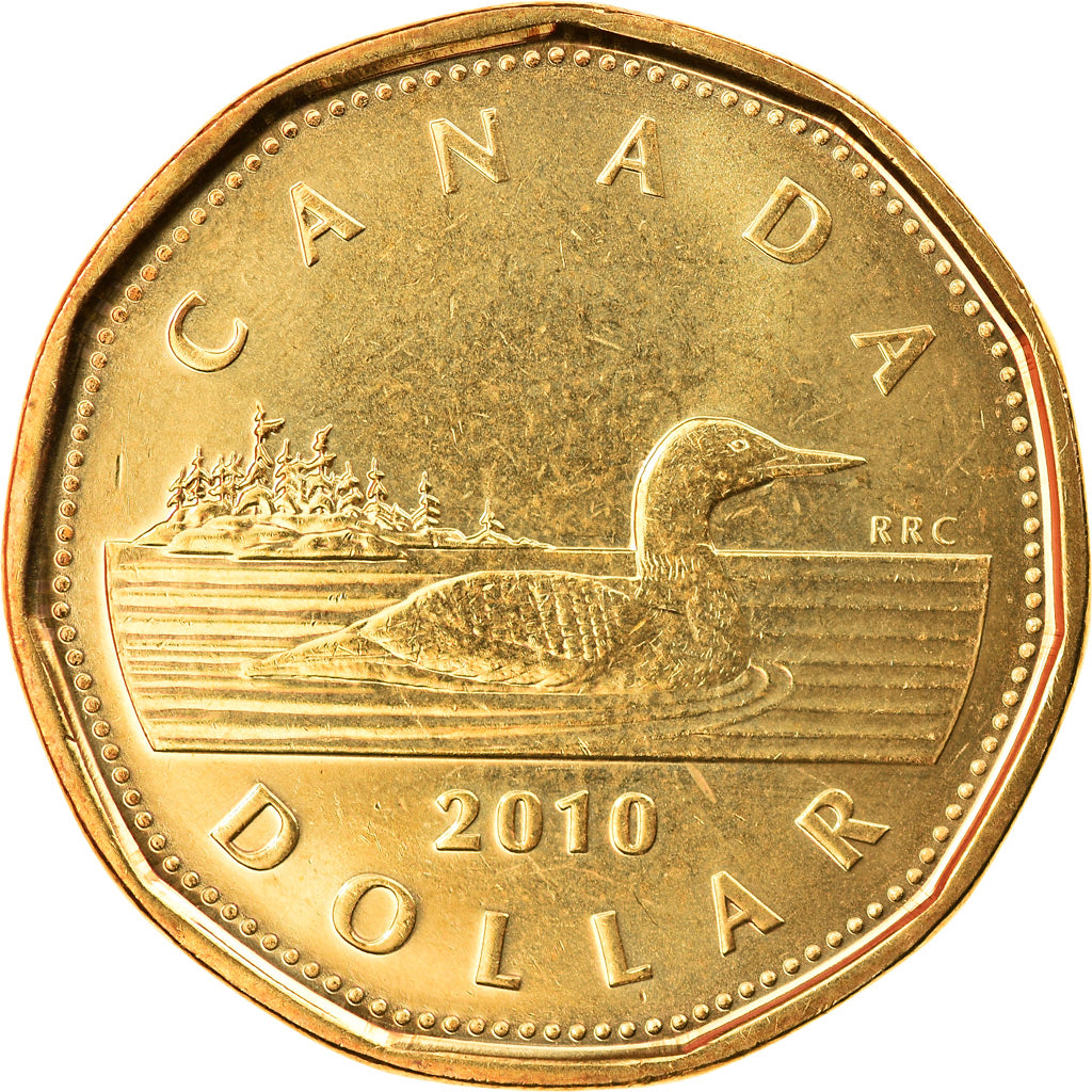 Moneta, Canada, Elizabeth II, Dollar, 2010, Royal Canadian Mint, Winnipeg, BB