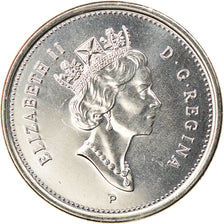 Münze, Kanada, Elizabeth II, 25 Cents, 2003, Royal Canadian Mint, STGL, Nickel