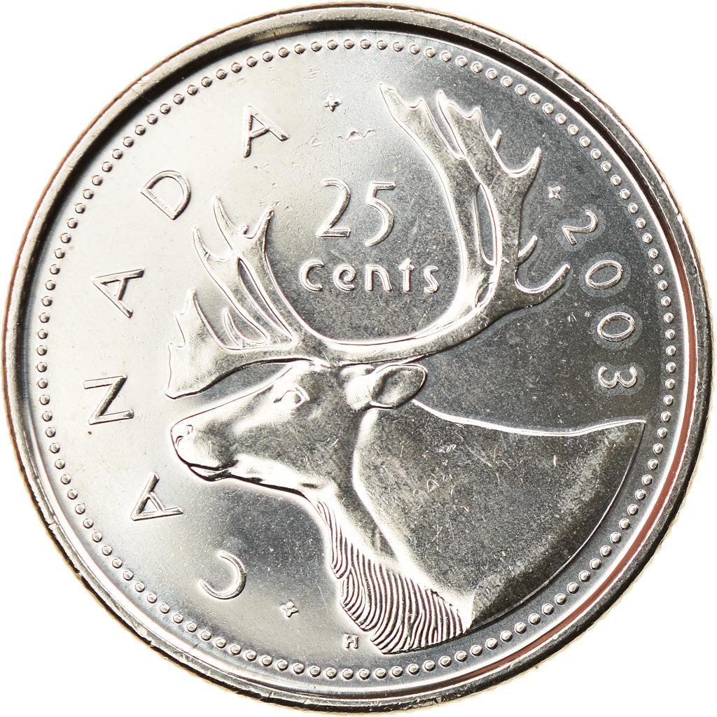 Münze, Kanada, Elizabeth II, 25 Cents, 2003, Royal Canadian Mint, STGL, Nickel