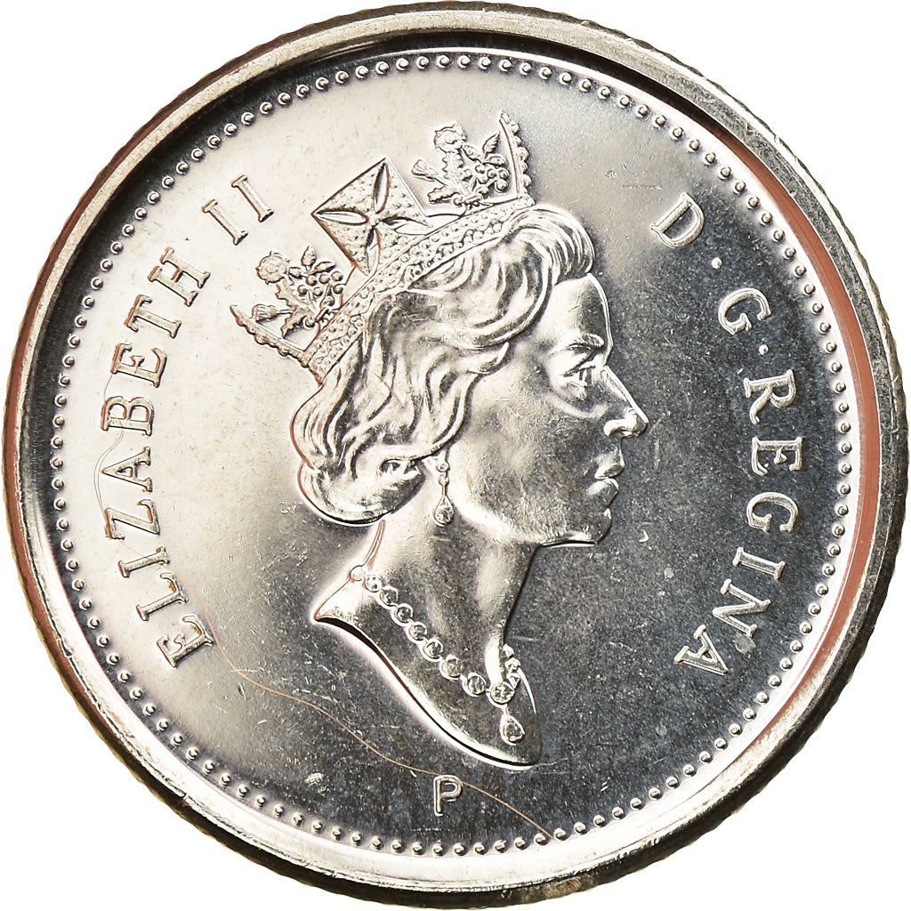 Münze, Kanada, Elizabeth II, 10 Cents, 2003, Royal Canadian Mint, STGL, Nickel