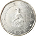 Munten, Zimbabwe, 25 Dollars, 2003, Harare, ZF+, Nickel plated steel, KM:15