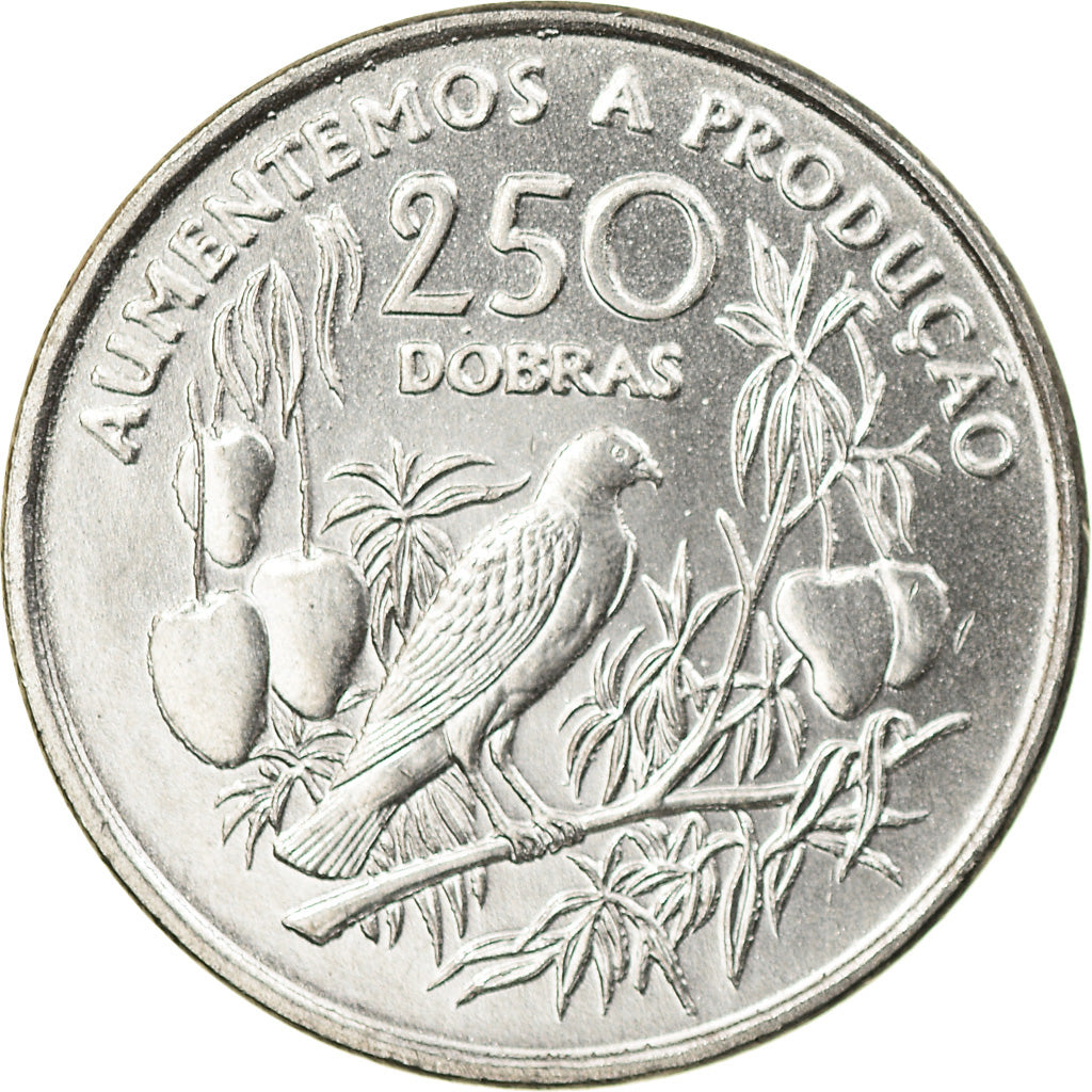 Coin, SAINT THOMAS & PRINCE ISLAND, 250 Dobras, 1997, British Royal Mint