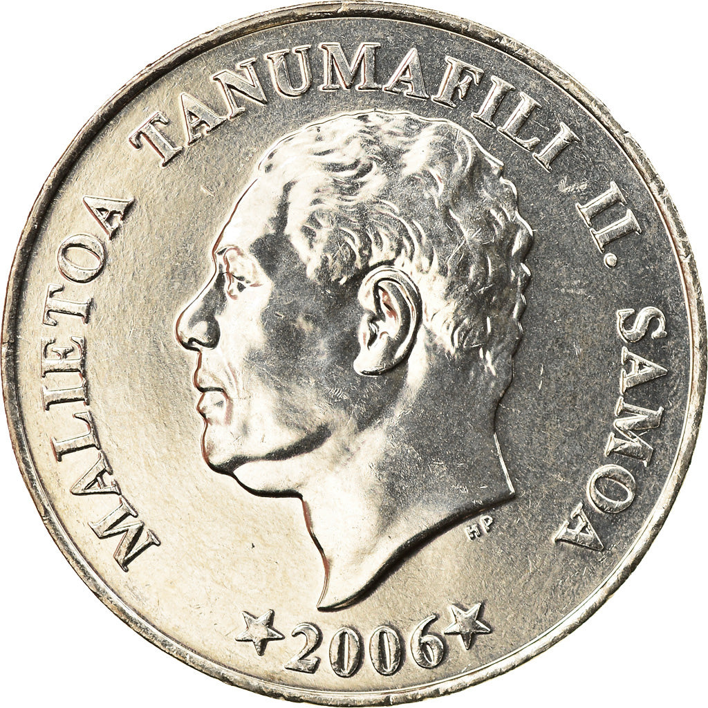 Moneda, Samoa, 50 Sene, 2006, FDC, Cobre - níquel, KM:134