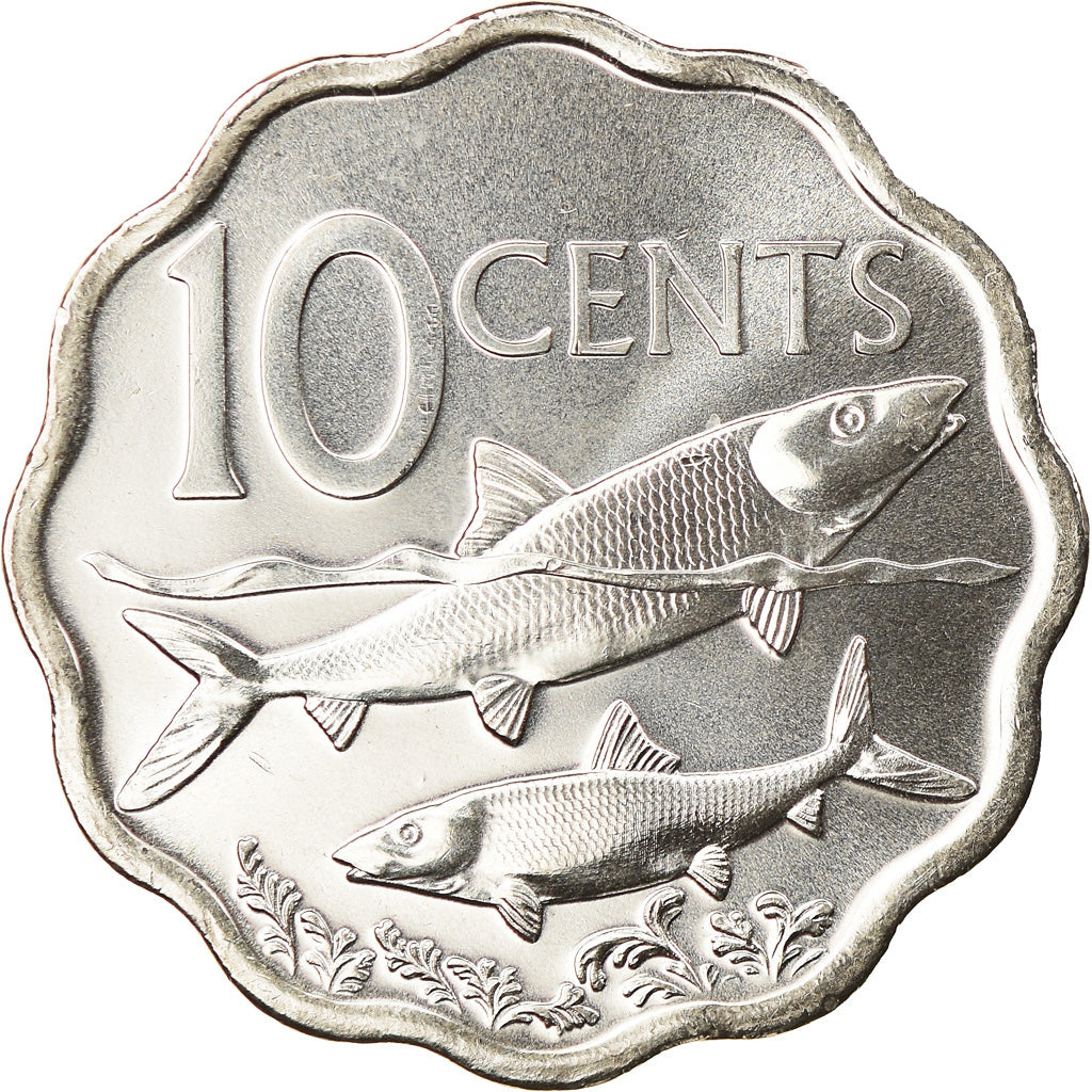 Coin, Bahamas, Elizabeth II, 10 Cents, 2007, MS(65-70), Copper-nickel, KM:219