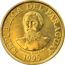 Coin, Paraguay, 100 Guaranies, 1995, MS(65-70), Brass plated steel, KM:177a
