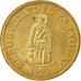 Moneda, Paraguay, Beatrix, Guarani, 1993, MBC, Latón chapado en acero, KM:192
