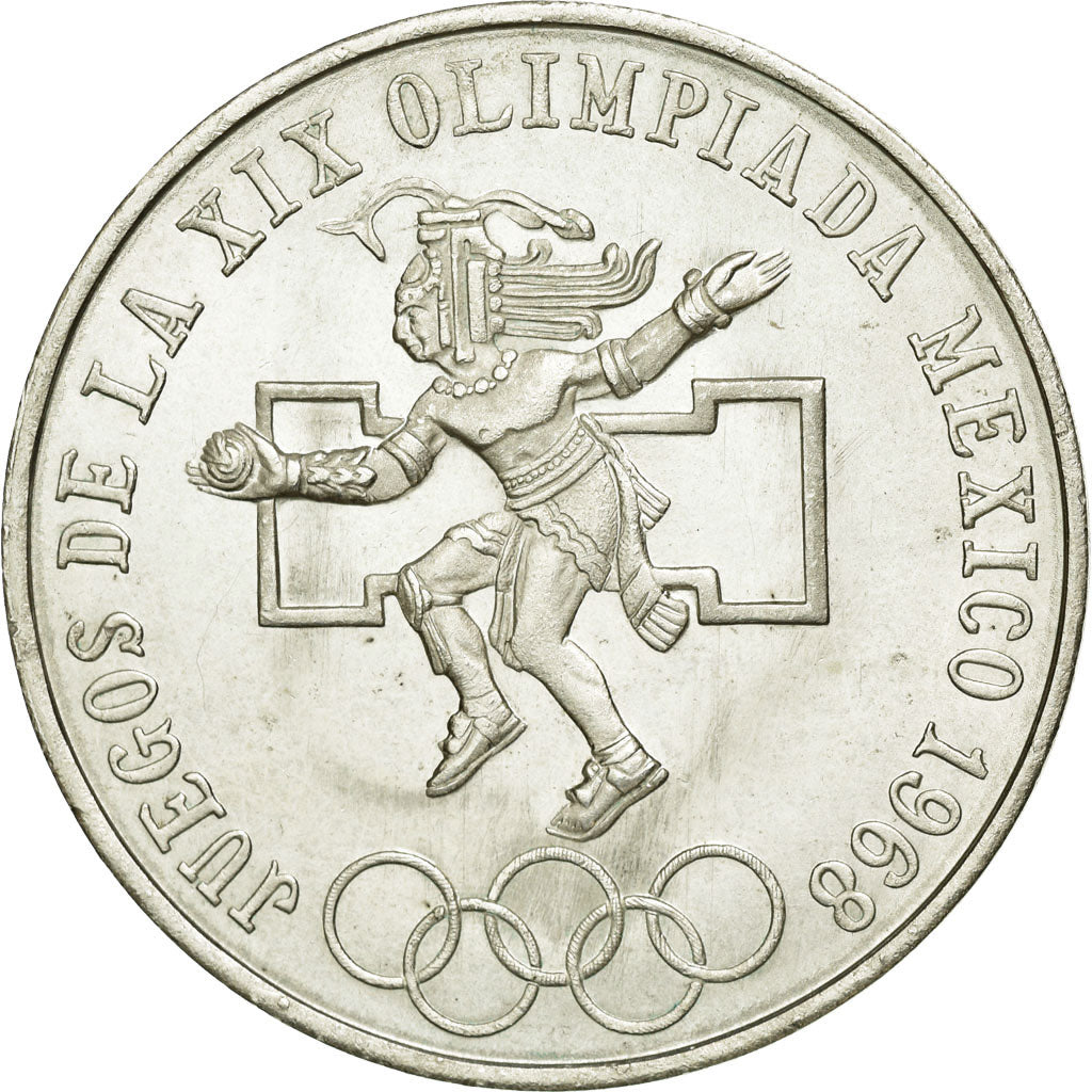 Moneta, Messico, 25 Pesos, 1968, Mexico City, BB+, Argento, KM:479.1