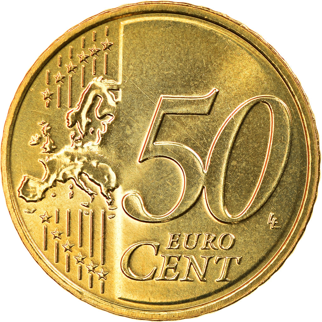 Países Bajos, 50 Euro Cent, 2016, SC, Latón, KM:New
