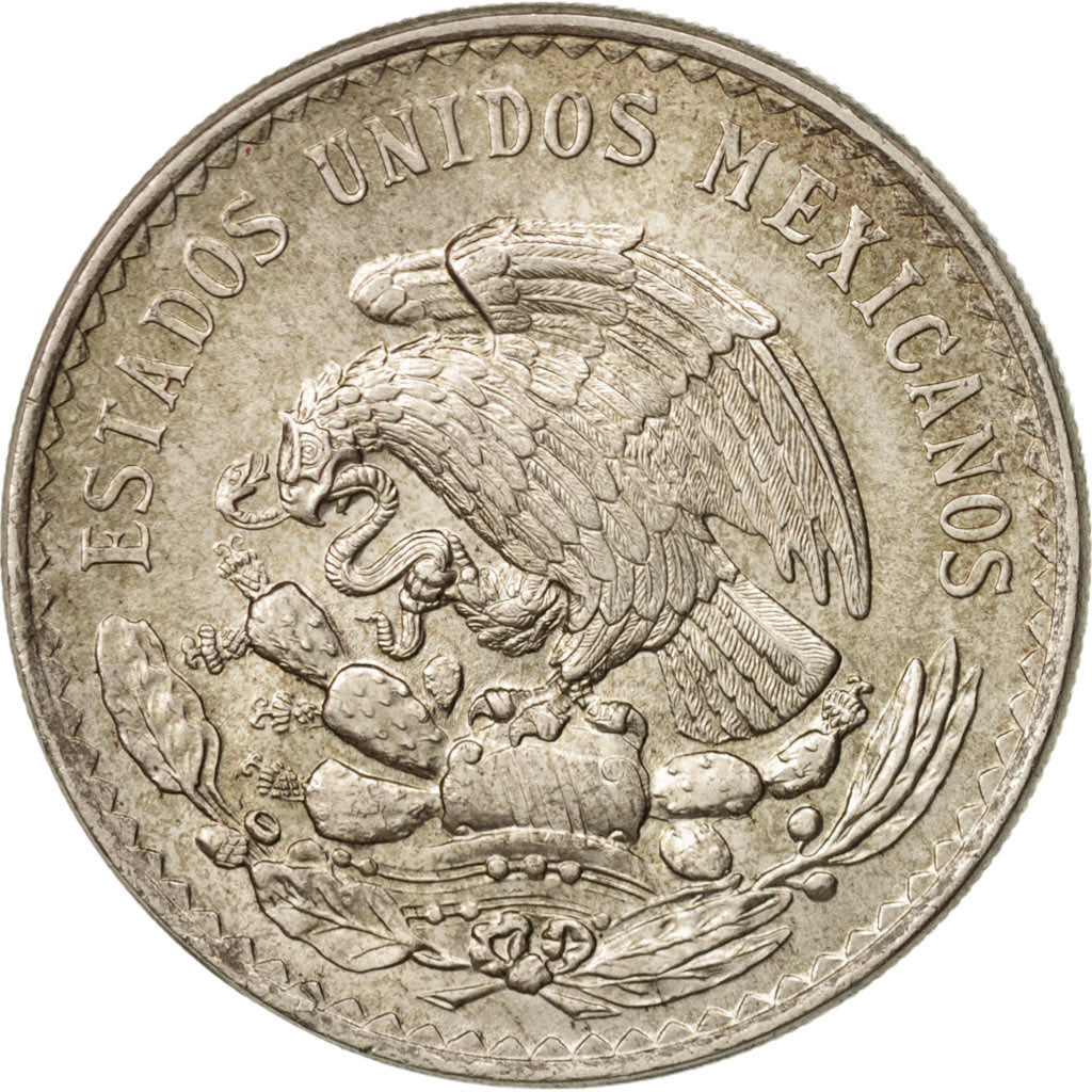 Mexico, Peso, 1947, Mexico City, MS(60-62), Silver, KM:456