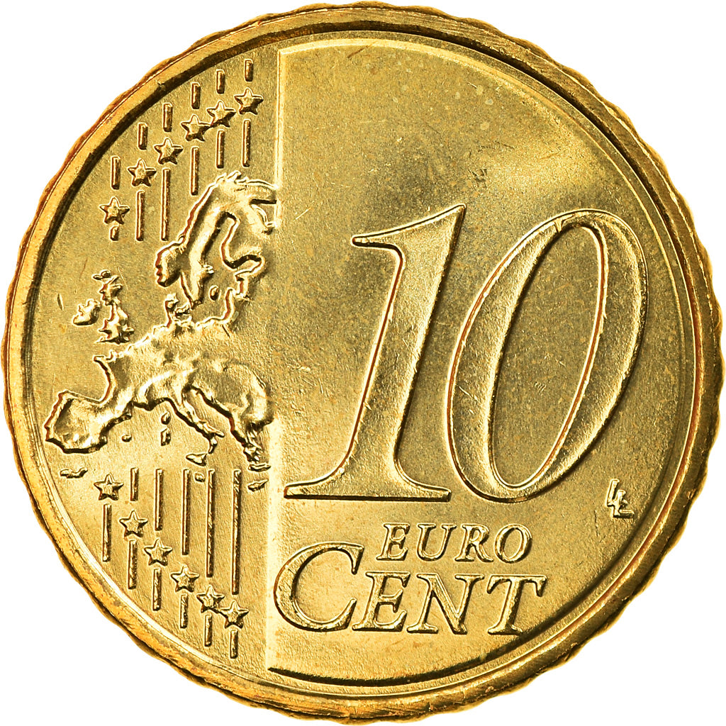 Niederlande, 10 Euro Cent, 2016, UNZ, Messing, KM:New