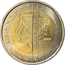Países Bajos, 2 Euro, 2009, Utrecht, SC, Bimetálico, KM:272