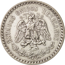 Mexico, Peso, 1926, Mexico City, AU(50-53), Silver, KM:455