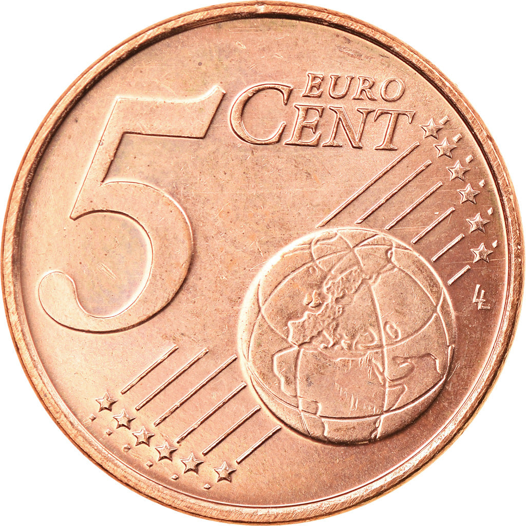 Niederlande, 5 Euro Cent, 2003, Utrecht, SS+, Copper Plated Steel, KM:236