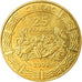 Coin, Central African States, 25 Francs, 2006, Paris, MS(63), Brass, KM:20