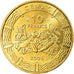 Coin, Central African States, 10 Francs, 2006, Paris, MS(63), Brass, KM:19