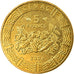 Coin, Central African States, 5 Francs, 2006, Paris, MS(63), Brass, KM:18