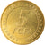 Moneta, Państwa Afryki Środkowej, 5 Francs, 2006, Paris, MS(63), Mosiądz