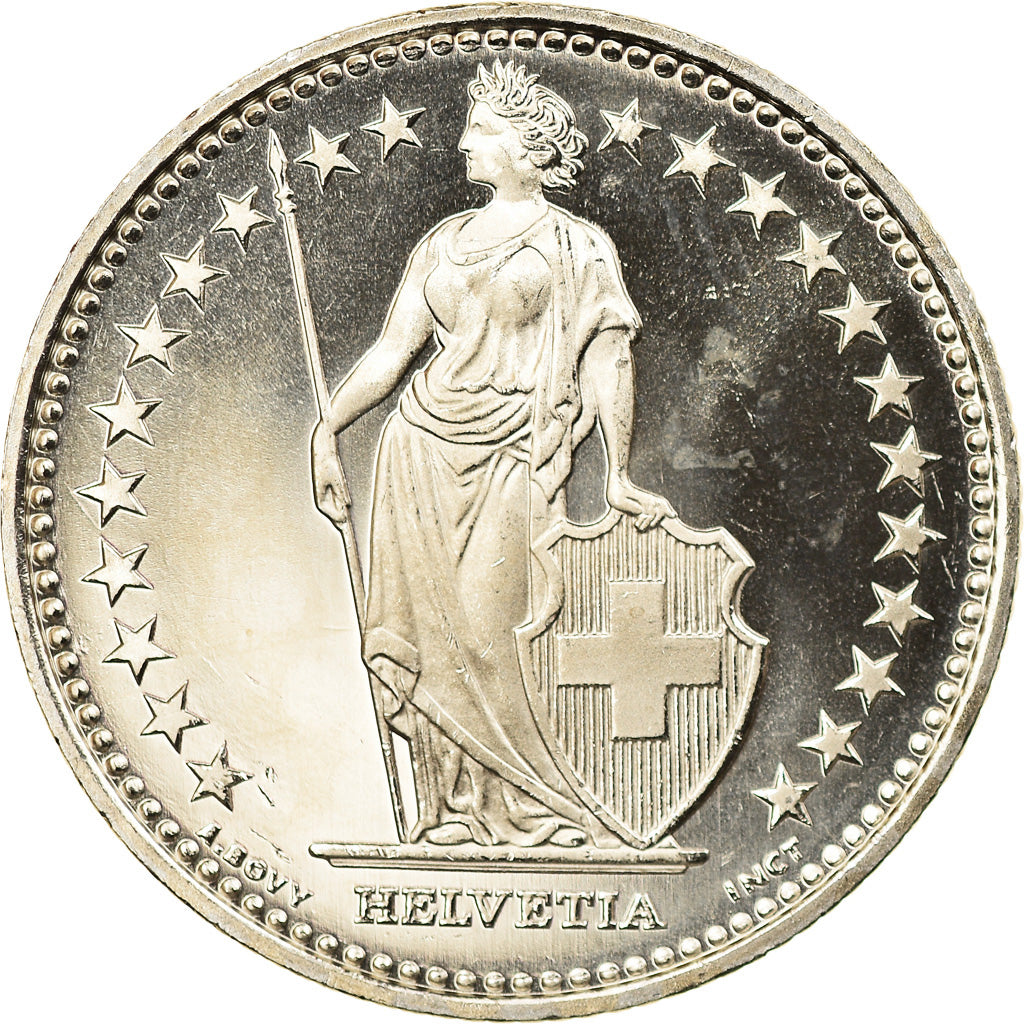 Coin, Switzerland, Franc, 2004, Bern, BE, MS(65-70), Copper-nickel, KM:24a.3