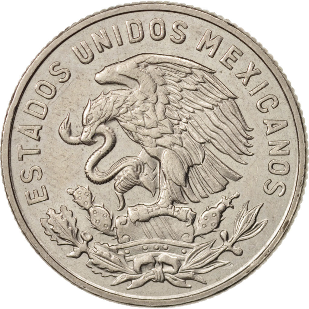 Mexico, 50 Centavos, 1969, Mexico City, AU(55-58), Copper-nickel, KM:451