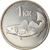 Moneda, Islandia, Krona, 2005, MBC+, Níquel chapado en acero, KM:27A