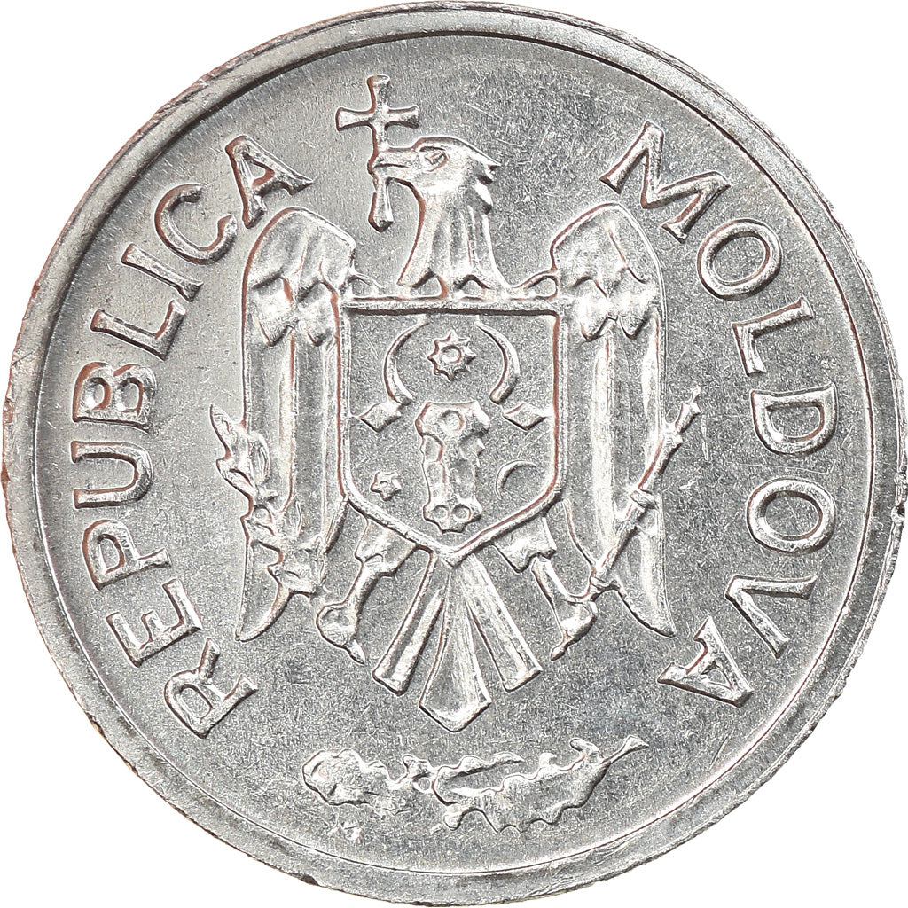 Münze, Moldova, Ban, 2000, SS+, Aluminium, KM:1