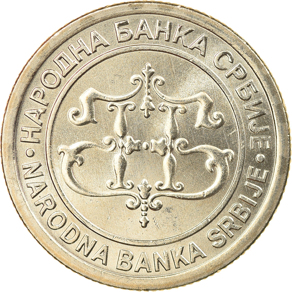 Monnaie, Serbie, 5 Dinara, 2003, SPL, Copper-Nickel-Zinc, KM:36