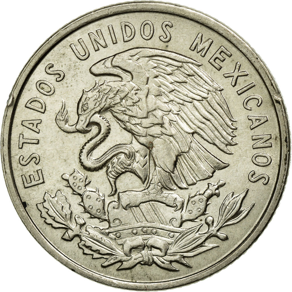 Moneda, México, 25 Centavos, 1964, Mexico City, EBC, Cobre - níquel, KM:444