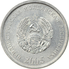 Münze, Transnistrien, 10 Kopeek, 2005, UNZ, Aluminium, KM:51