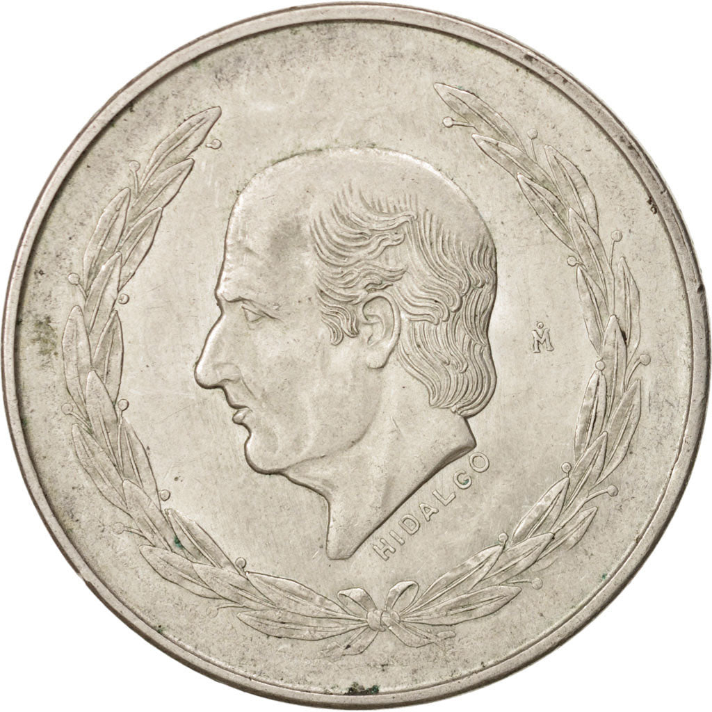 Mexico, 5 Pesos, 1953, Mexico City, AU(50-53), Silver, KM:467