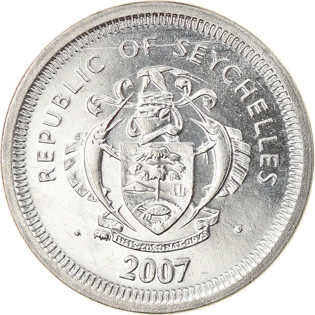 Monnaie, Seychelles, 25 Cents, 2007, Pobjoy Mint, FDC, Nickel Clad Steel, KM:49a