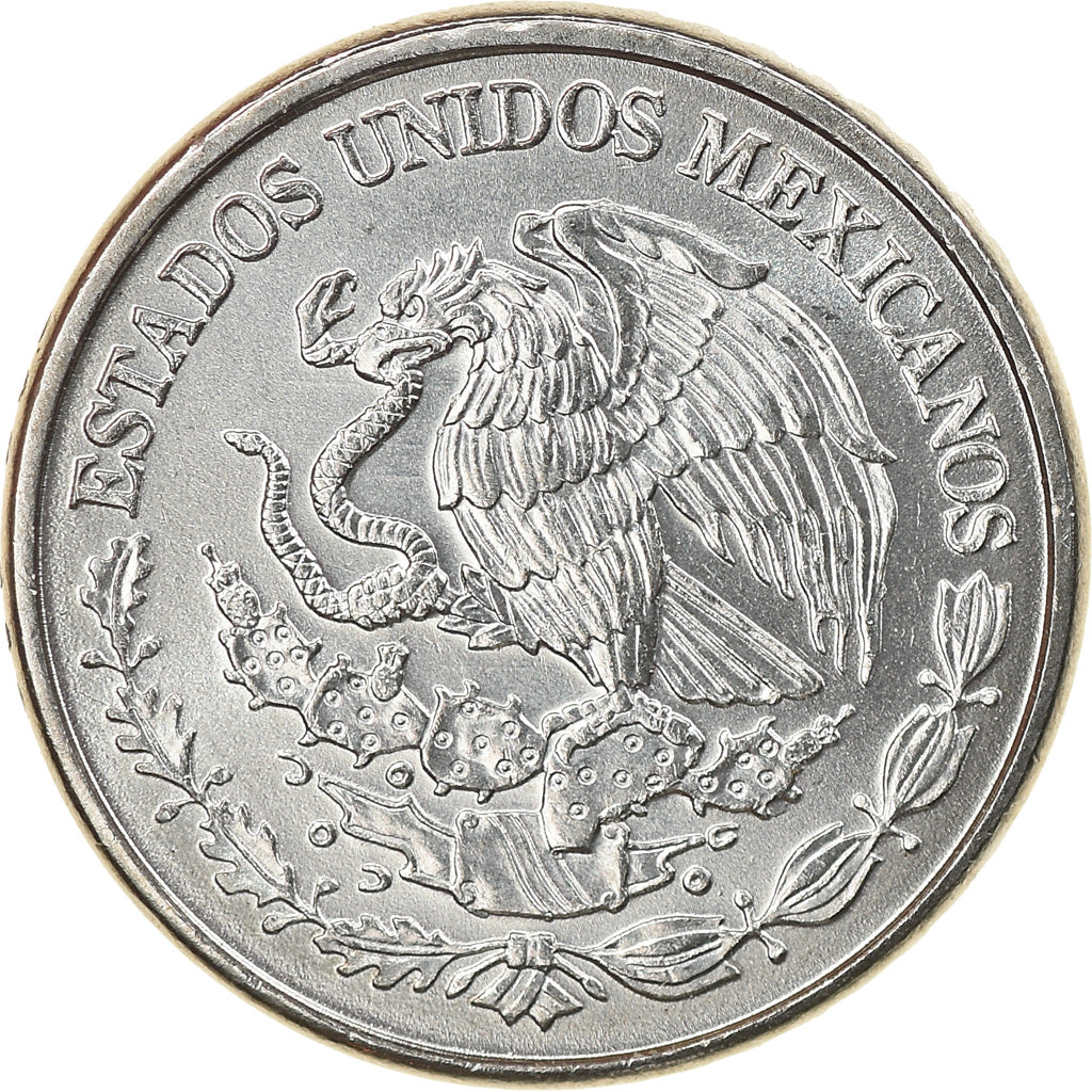 Coin, Mexico, 20 Centavos, 2009, Mexico City, MS(63), Stainless Steel, KM:935