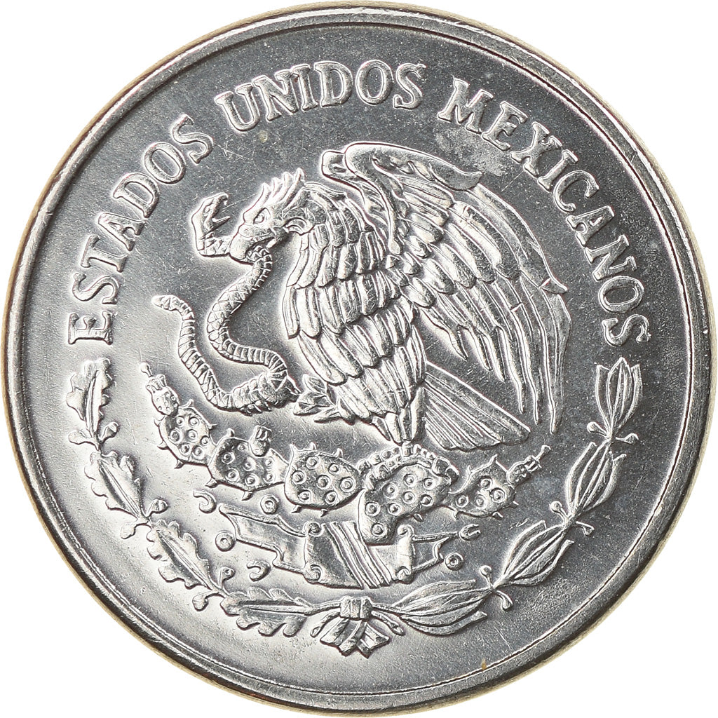 Coin, Mexico, 5 Centavos, 2002, Mexico City, MS(63), Stainless Steel, KM:546