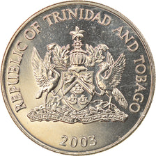 Münze, TRINIDAD & TOBAGO, 50 Cents, 2003, Franklin Mint, STGL, Copper-nickel