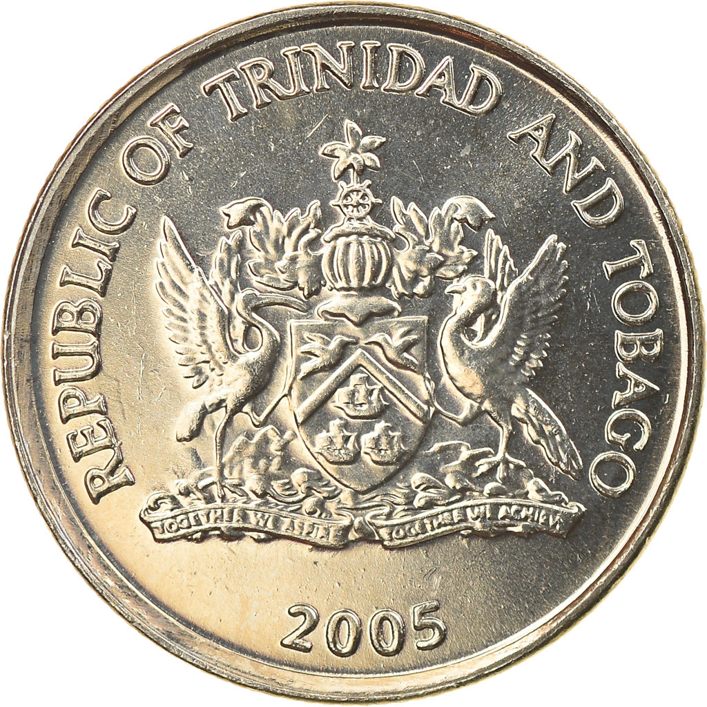 Moeda, TRINDADE E TOBAGO, 10 Cents, 2005, MS(65-70), Cobre-níquel, KM:31