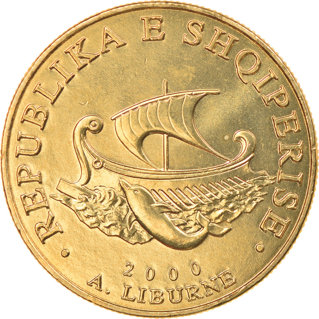 Monnaie, Albania, 20 Leke, 2000, Rome, SPL, Aluminum-Bronze, KM:78