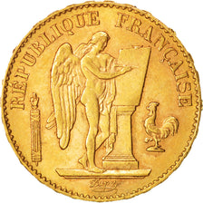 France, Génie, 20 Francs, 1898, Paris, AU(55-58), Gold, KM:825, Gadoury:1063