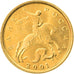Coin, Russia, 10 Kopeks, 2001, Saint-Petersburg, MS(63), Brass, KM:602