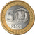 Moeda, República Dominicana, Sanchez, 5 Pesos, 2008, MS(65-70), Bimetálico