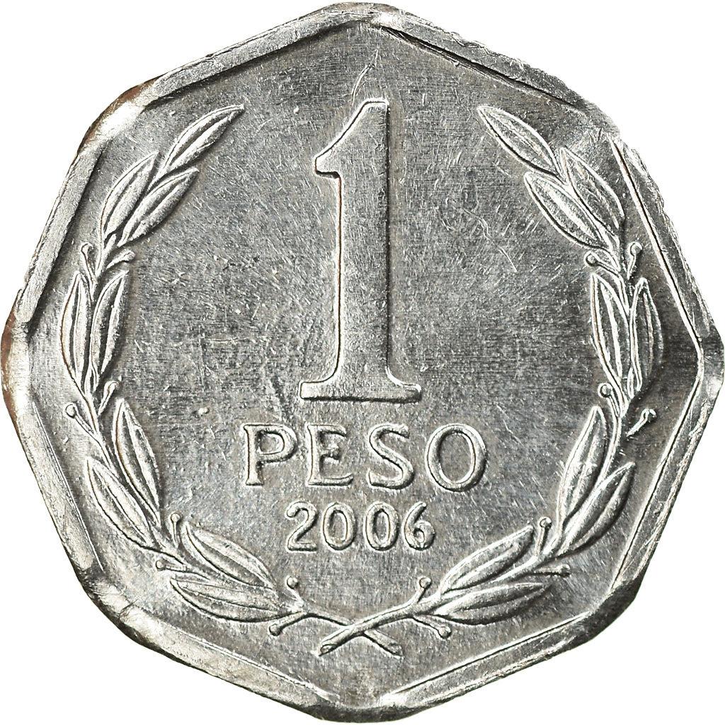 Monnaie, Chile, Peso, 2006, Santiago, SPL, Aluminium, KM:231
