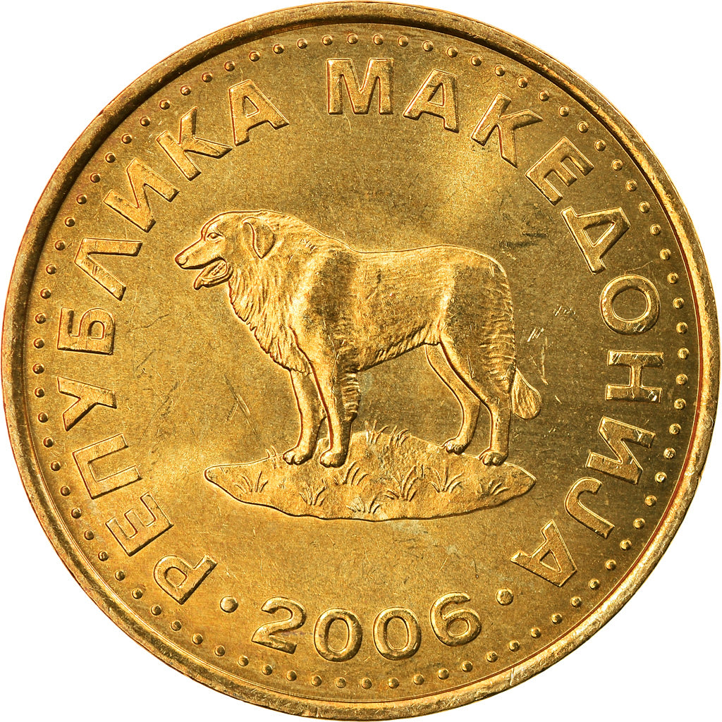 Moneda, Macedonia, Denar, 2006, SC, Latón, KM:2