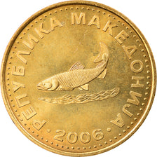 Coin, Macedonia, 2 Denari, 2006, AU(55-58), Brass, KM:3