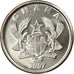 Coin, Ghana, 5 Pesewas, 2007, BU, MS(65-70), Nickel Clad Steel, KM:38