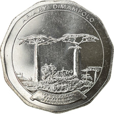 Coin, Madagascar, 50 Ariary, 2005, Royal Canadian Mint, MS(65-70), Stainless