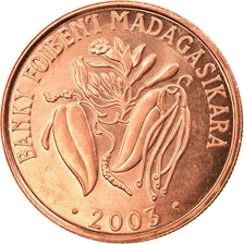 Coin, Madagascar, 2 Ariary, 2003, Royal Canadian Mint, MS(65-70), Copper Plated