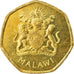 Moneta, Malawi, 50 Tambala, 2004, BB+, Acciaio placcato ottone, KM:66