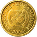 Moneta, Mozambico, 50 Centavos, 2006, SPL, Acciaio placcato ottone, KM:136