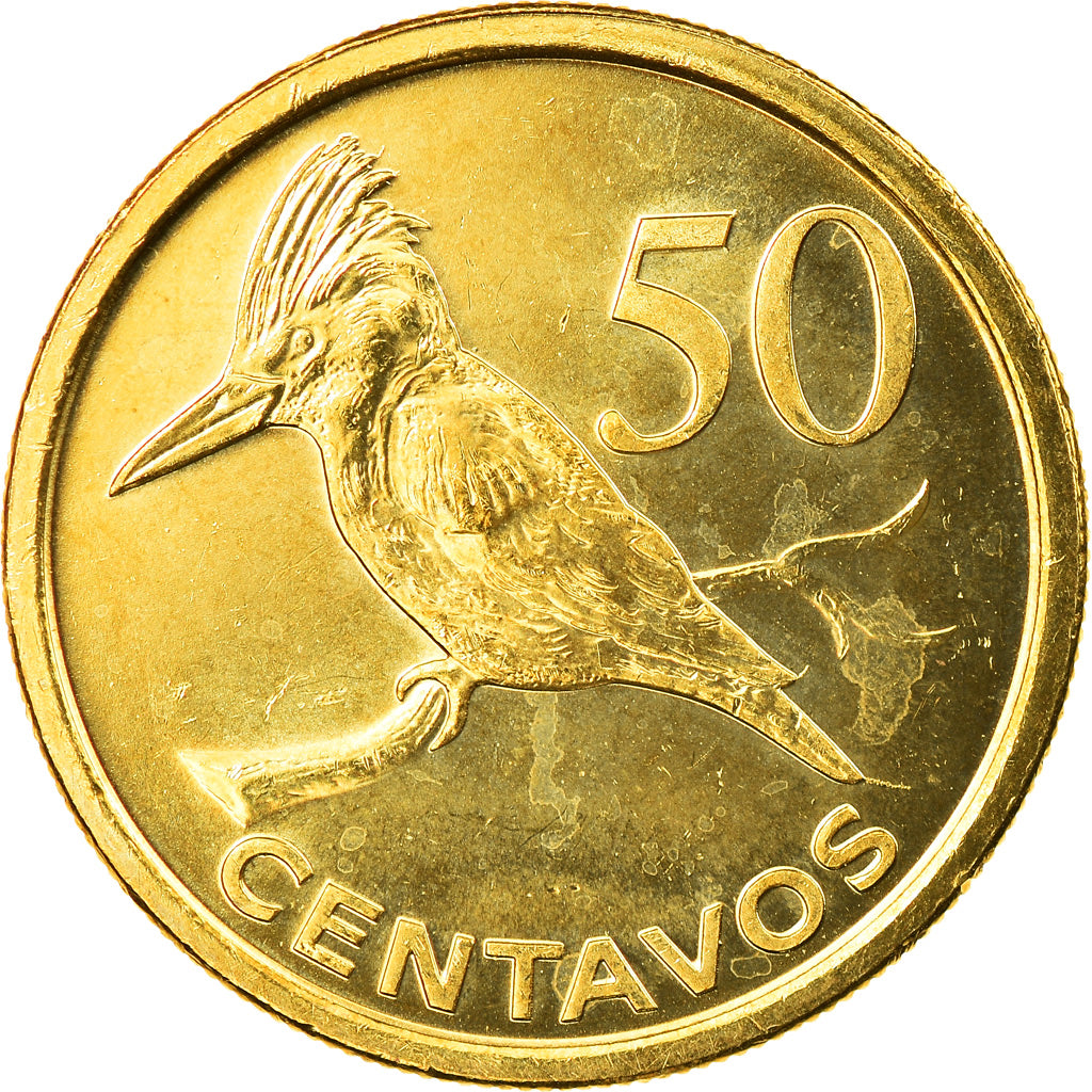 Moeda, Moçambique, 50 Centavos, 2006, MS(63), Aço Cromado a Latão, KM:136