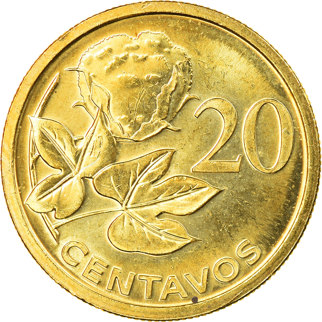 Monnaie, Mozambique, 20 Centavos, 2006, SPL, Brass plated steel, KM:135